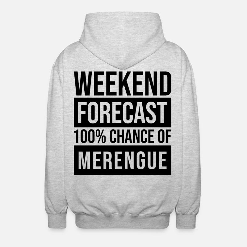 Merengue - Unisex Kapuzenjacke - Hellgrau meliert