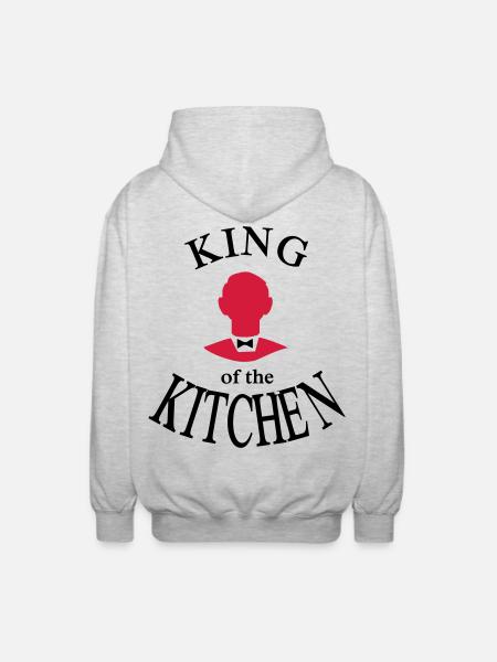 Lustige Geschenkidee für Männer - Unisex Kapuzenjacke - Hellgrau meliert