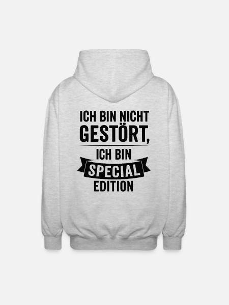 I'm Special Edition - Unisex Hooded Jacket - light heather grey
