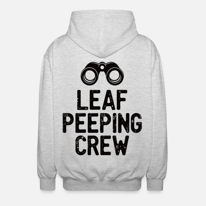 Citation de Leaf Peeping Crew - Veste à capuche unisexe - gris clair chiné