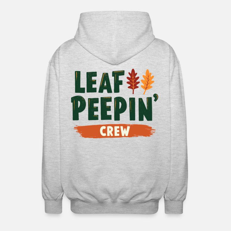 Citation de Leaf Peeping Crew - Veste à capuche unisexe - gris clair chiné