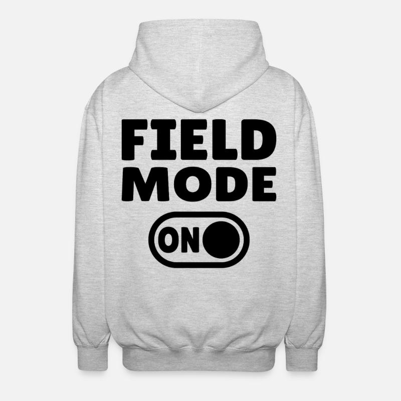 Mode terrain ACTIVÉ – Athlétisme - Veste à capuche unisexe - gris clair chiné