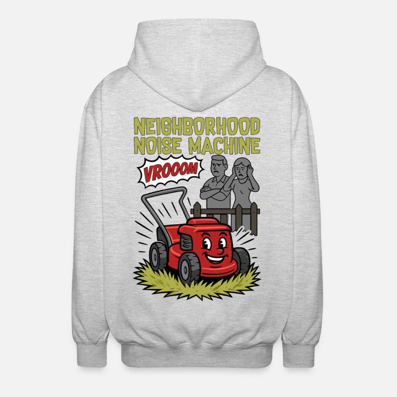 Neighborhood Noise - Unisex Hooded Jacket - light heather grey