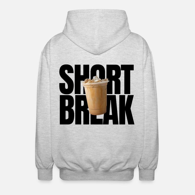 Short Break - Unisex Hooded Jacket - light heather grey