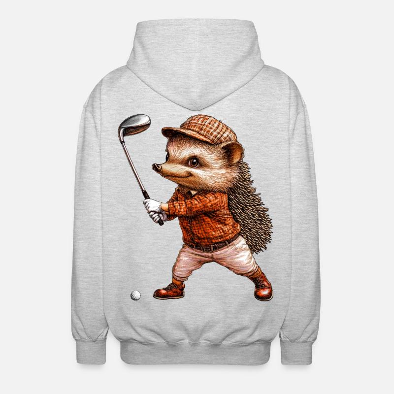 Golf du hérisson - Veste à capuche unisexe - gris clair chiné