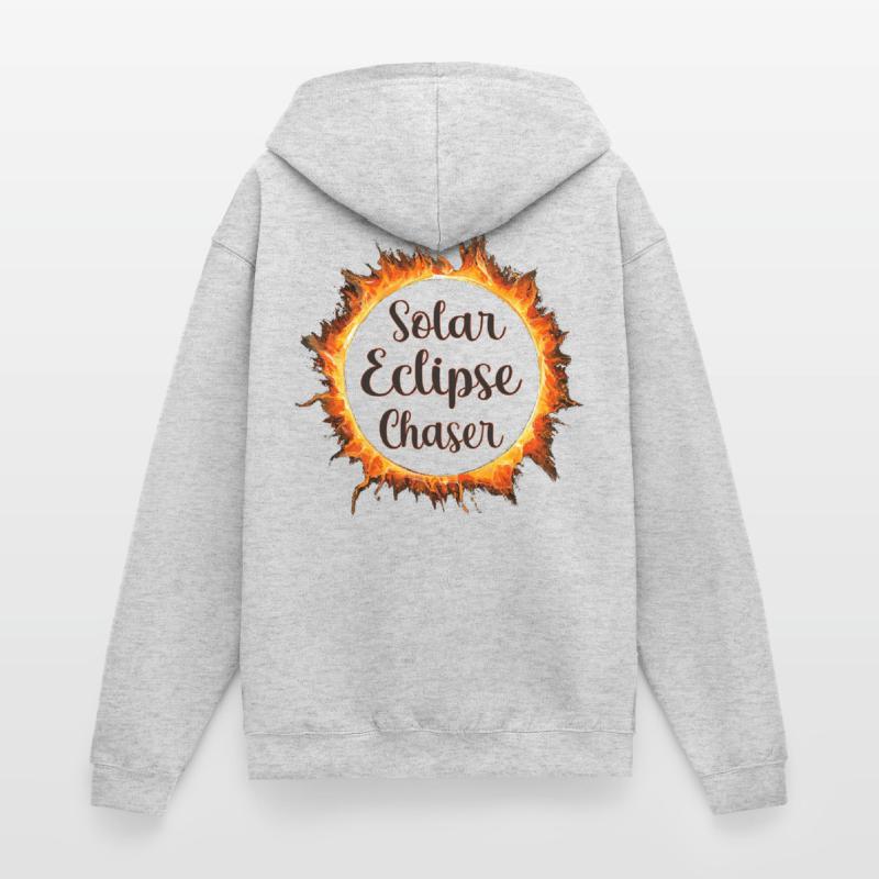 Solar eclipse chaser Unisex Hooded Jacket