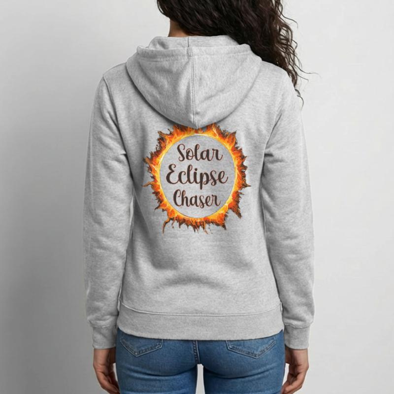 Solar eclipse chaser Unisex Hooded Jacket