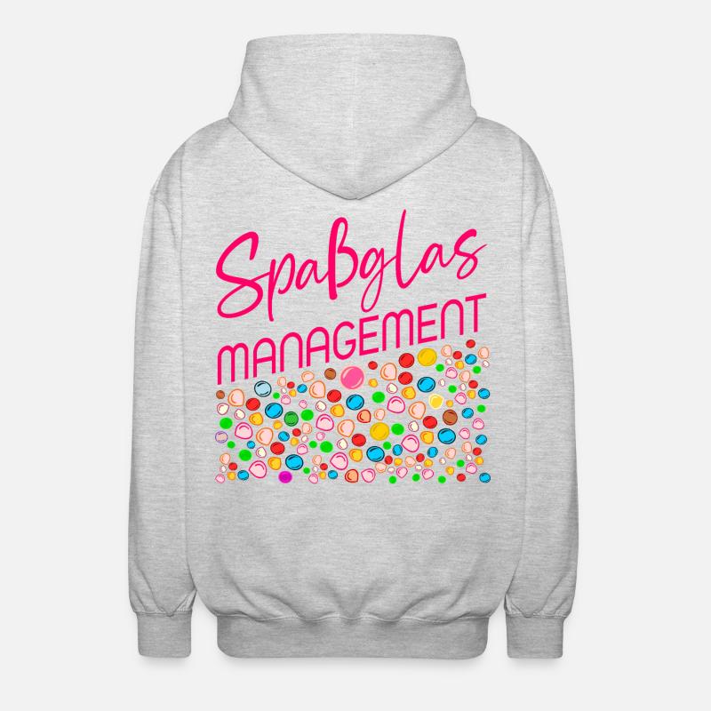 Fun Glass Candy - Unisex Hooded Jacket - light heather grey