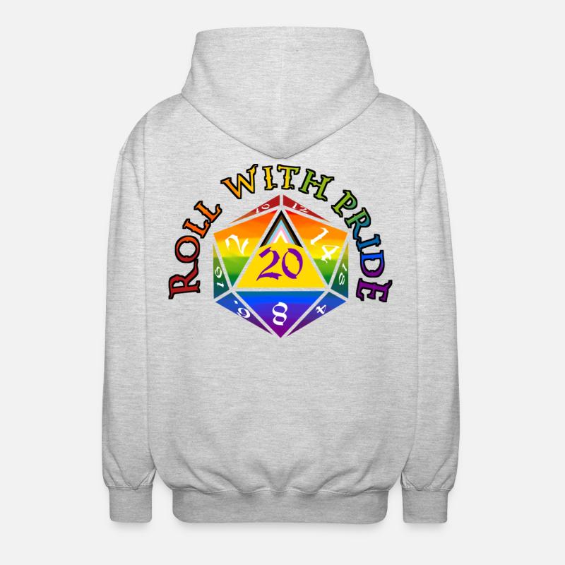 Roll with PRIDE ! - Veste à capuche unisexe - gris clair chiné