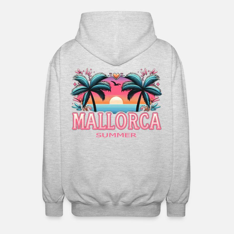 Majorca - Unisex Hooded Jacket - light heather grey