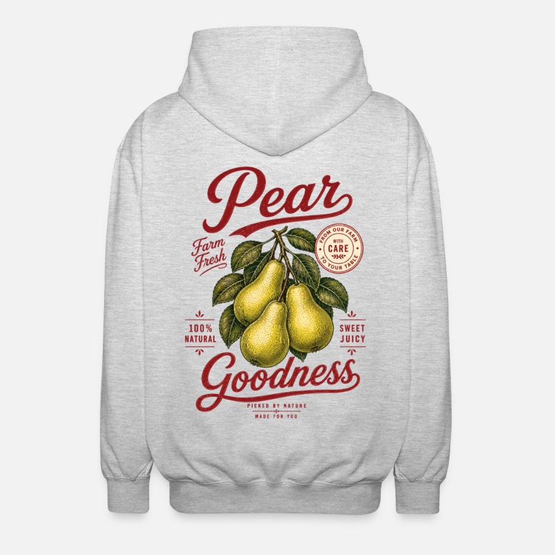 Chemise Pears Pear Goodness - Veste à capuche unisexe - gris clair chiné