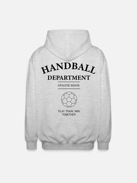 Handball Department - Unisex Hooded Jacket - light heather grey