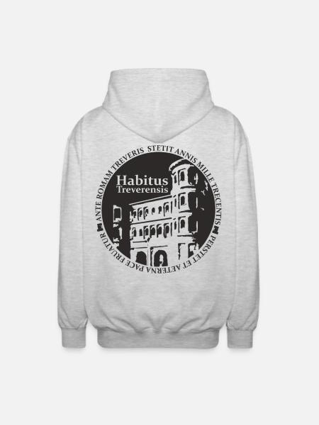 Habitus Treverensis - Unisex Kapuzenjacke - Hellgrau meliert