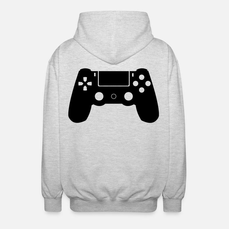 Controller - Unisex Kapuzenjacke - Hellgrau meliert