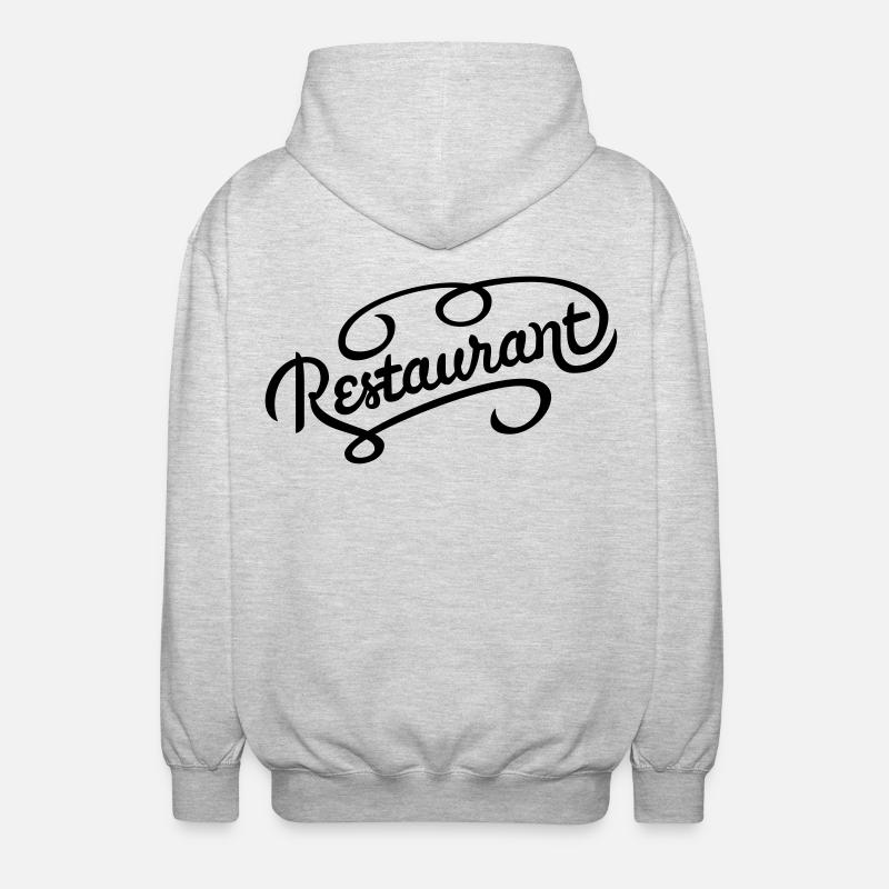 Restaurant - Unisex Hooded Jacket - light heather grey