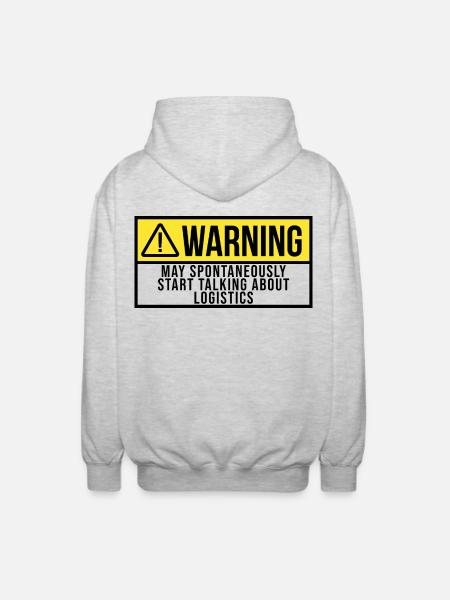 Logistics - Unisex Hooded Jacket - light heather grey
