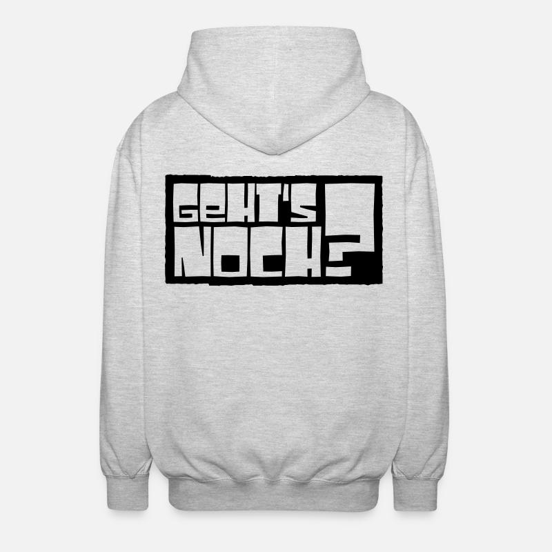 Est-ce encore possible ? - Veste à capuche unisexe - gris clair chiné