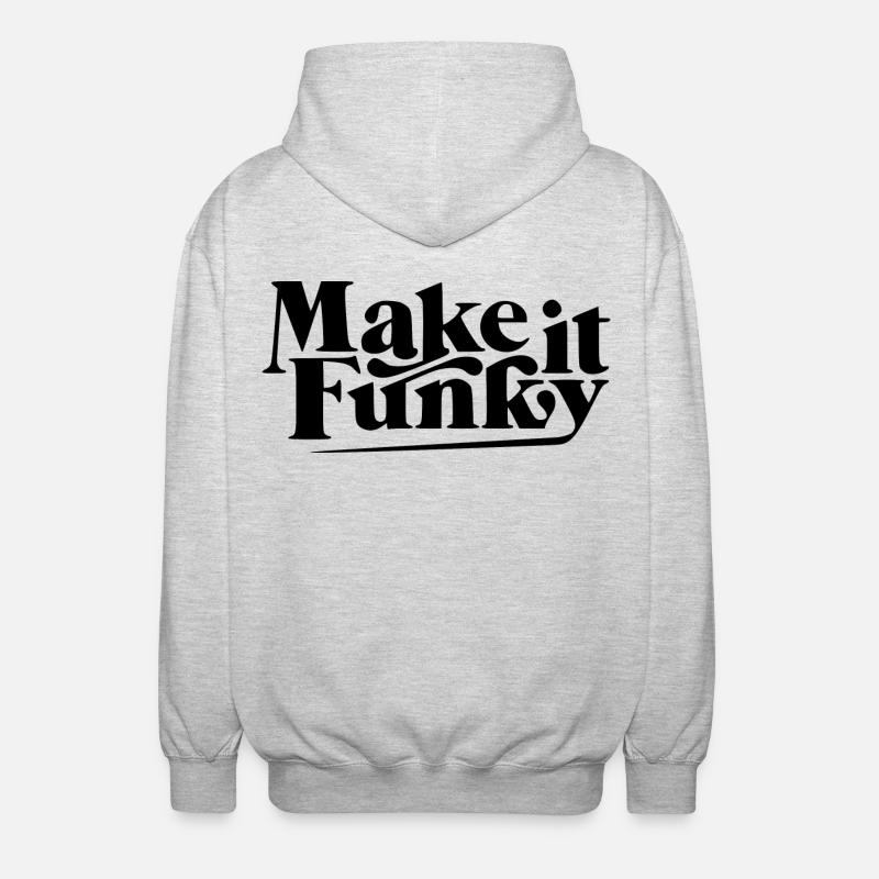 Make it funky - Unisex Hooded Jacket - light heather grey