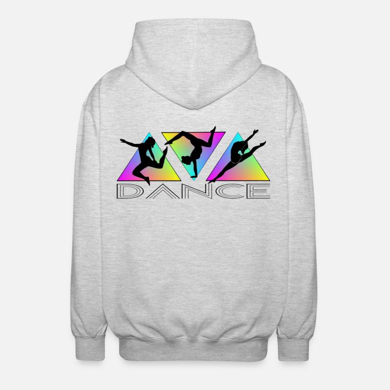 Danser - Veste à capuche unisexe - gris clair chiné