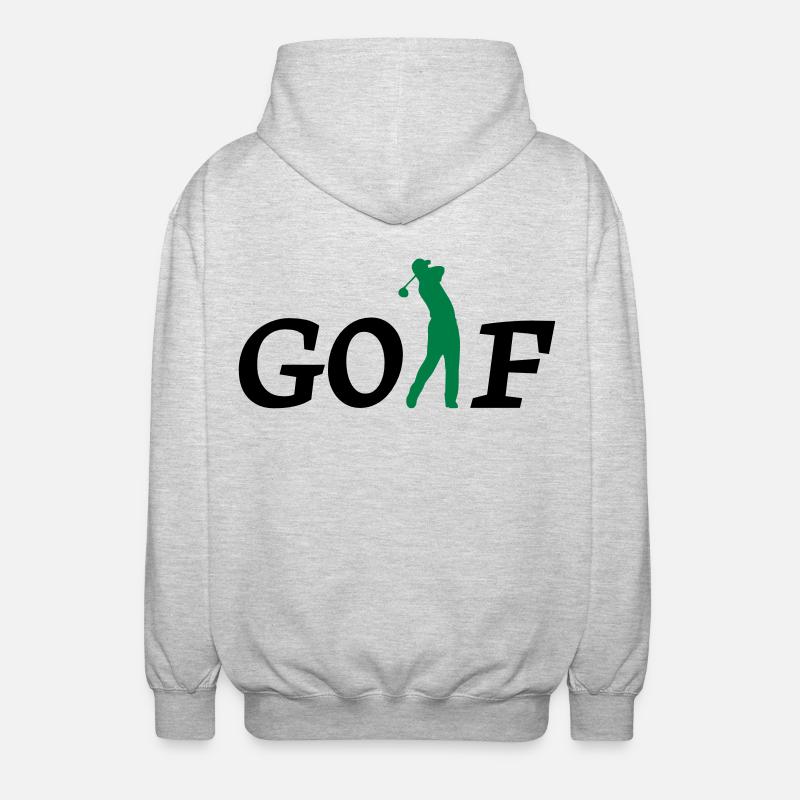 golf - Veste à capuche unisexe - gris clair chiné