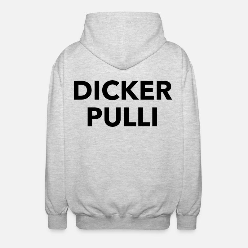 Pull épais - Veste à capuche unisexe - gris clair chiné