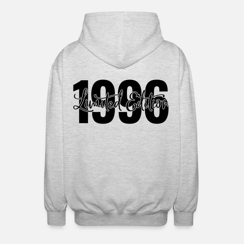 Edition limitée 1996 - Veste à capuche unisexe - gris clair chiné