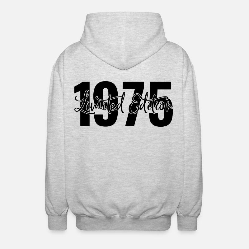 Edition limitée 1975 - Veste à capuche unisexe - gris clair chiné