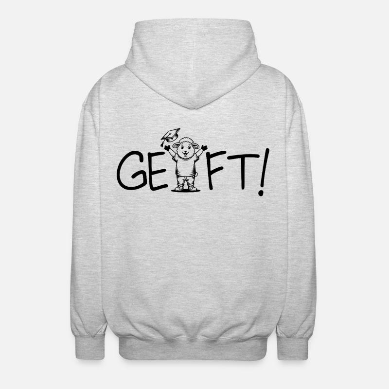 Done! Conclusion - Unisex Hooded Jacket - light heather grey