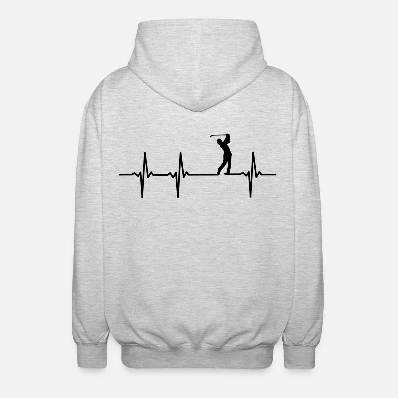 Impulsion de golfeurs - Veste à capuche unisexe - gris clair chiné