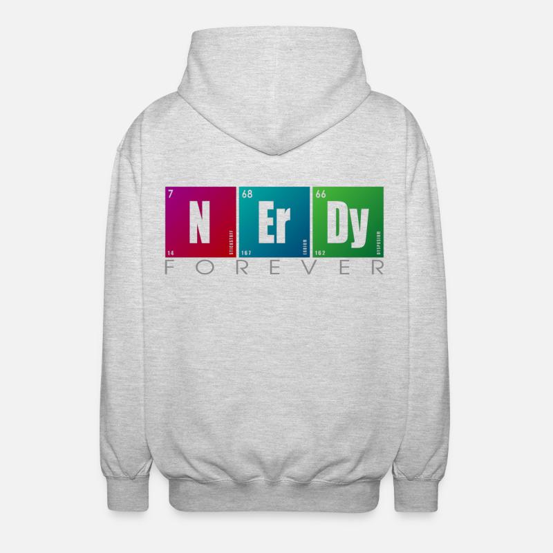 NERDY forever - NERDY Elements - Veste à capuche unisexe - gris clair chiné