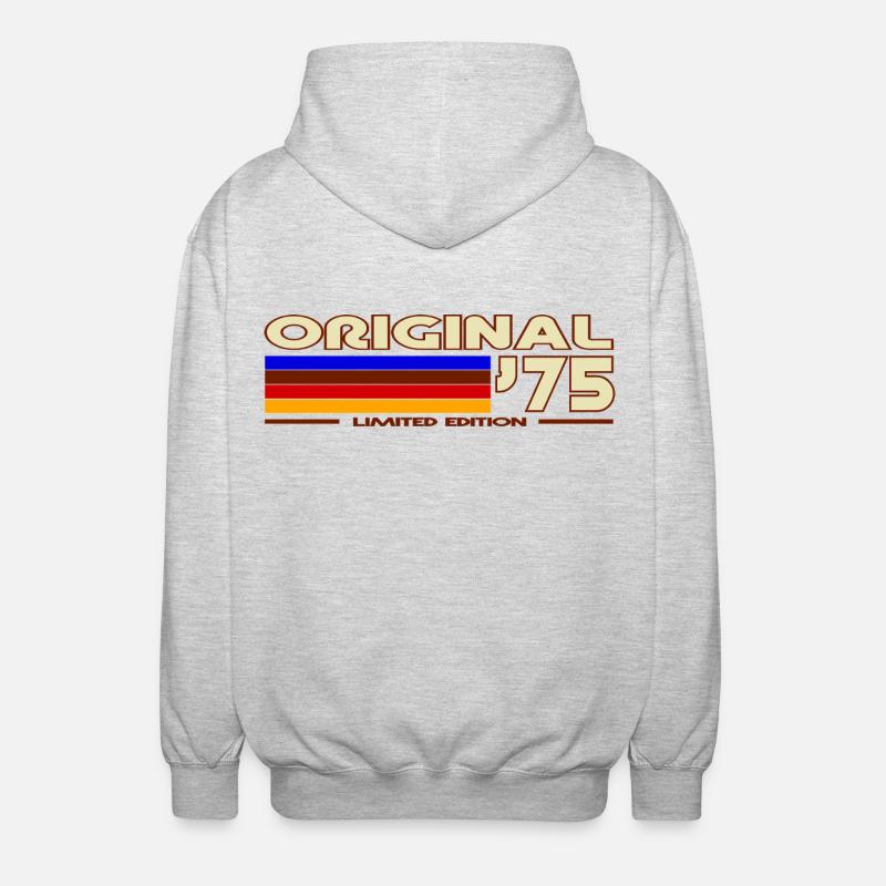 Original75 Drapeau Allemand Retro - Veste à capuche unisexe - gris clair chiné