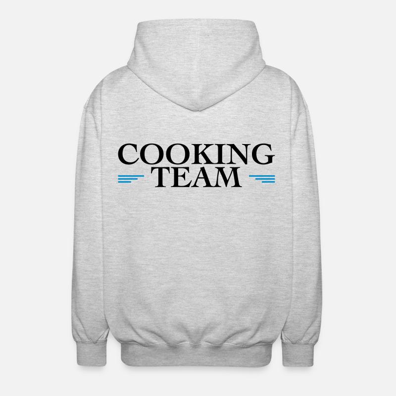 Kitchen team - Unisex Hooded Jacket - light heather grey