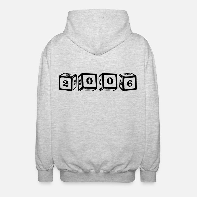 Cube 2006 - Veste à capuche unisexe - gris clair chiné