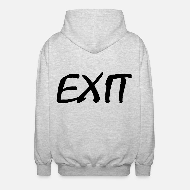 Exit - Unisex Hooded Jacket - light heather grey