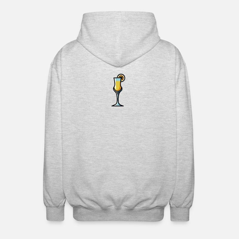 Limoncello Cocktail - Veste à capuche unisexe - gris clair chiné