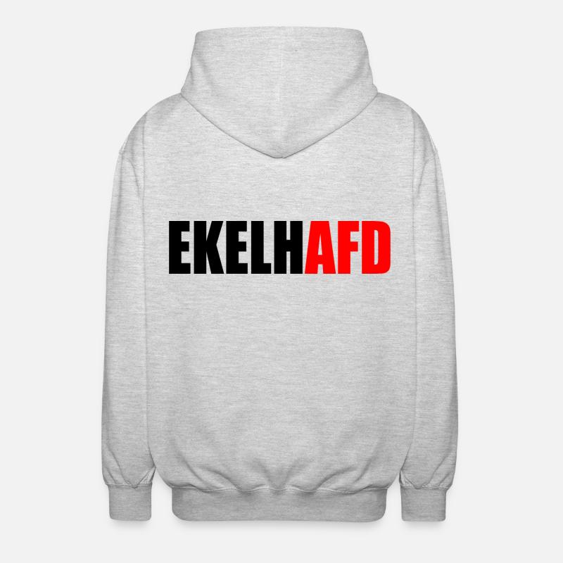 ekelhafd - Unisex Kapuzenjacke - Hellgrau meliert