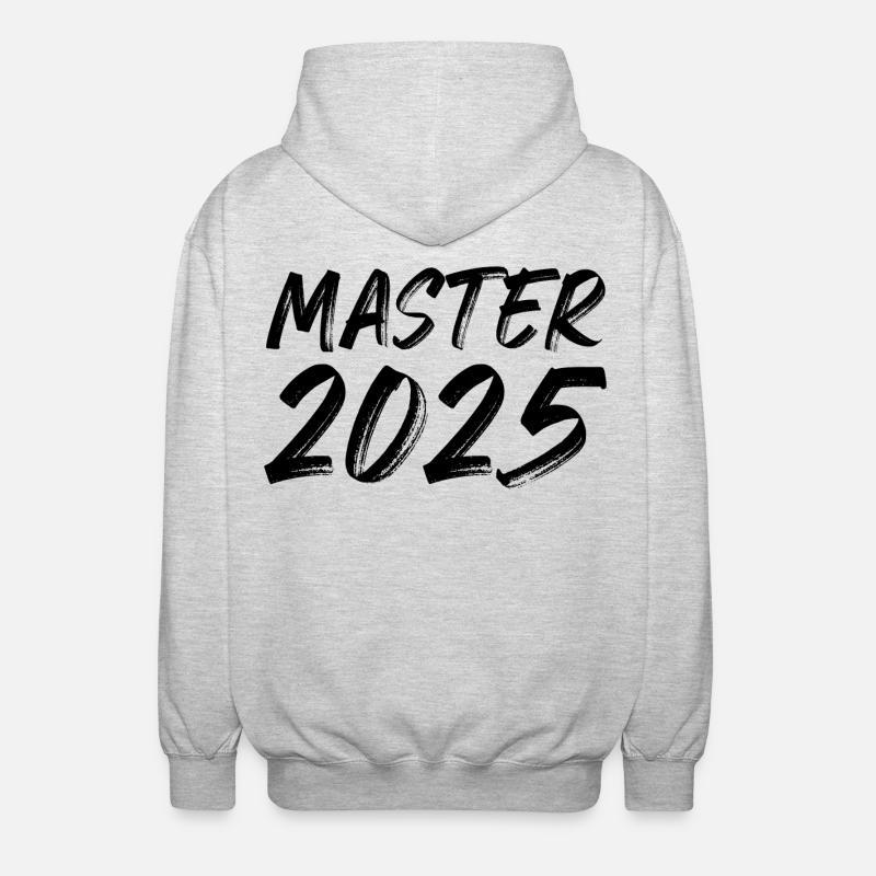 Master 2025 - Unisex Kapuzenjacke - Hellgrau meliert