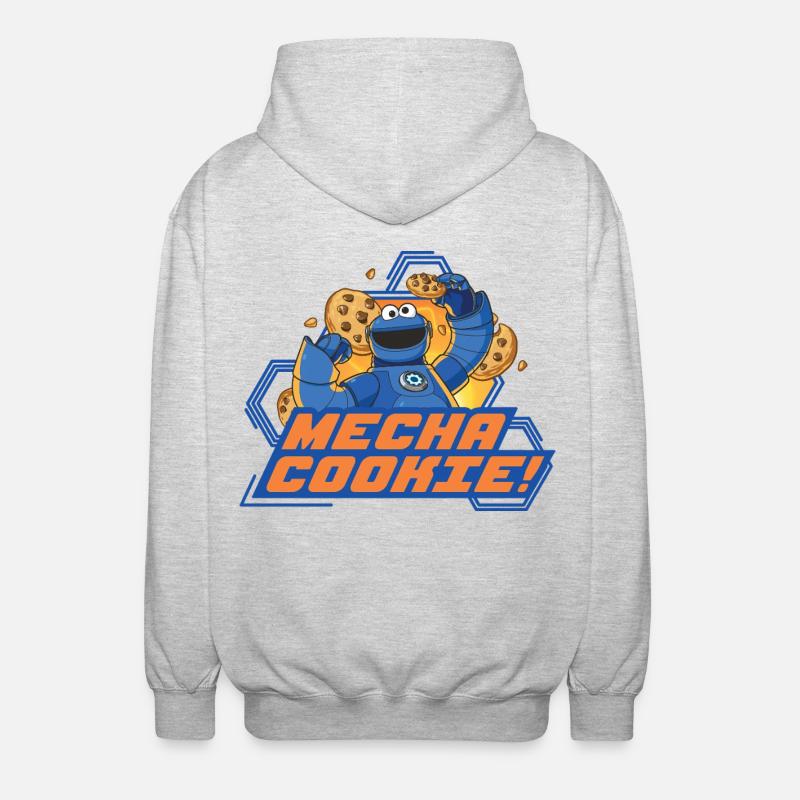 Mecha Builders Mecha Cookie - Veste à capuche unisexe - gris clair chiné