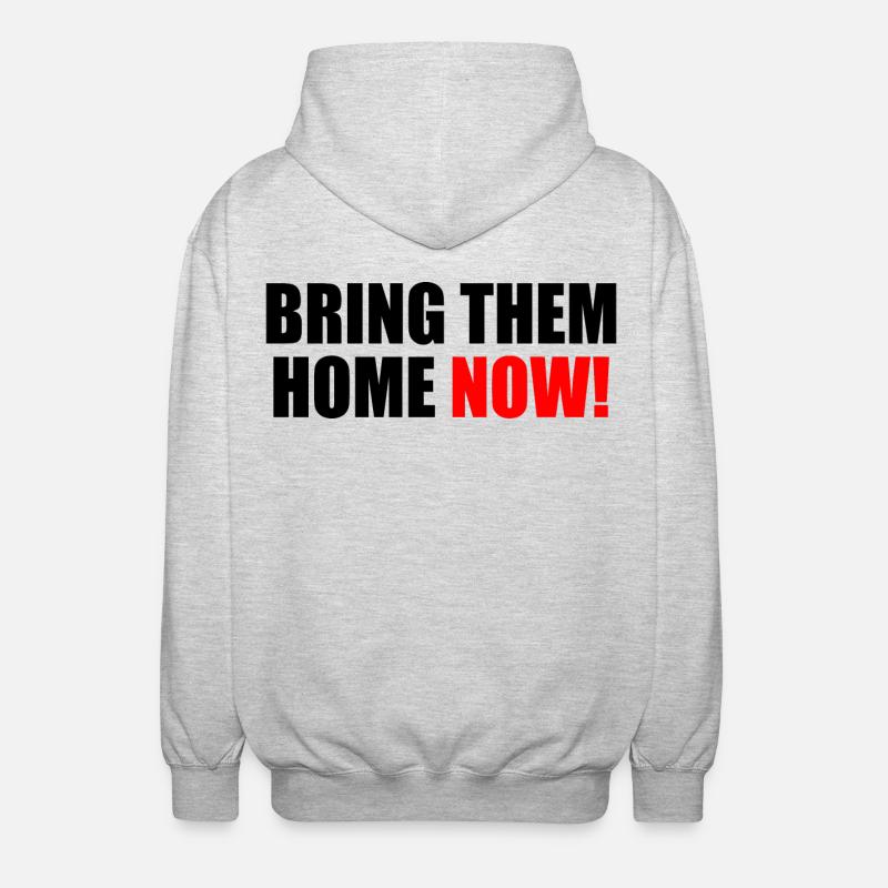 Bring them home now - Veste à capuche unisexe - gris clair chiné
