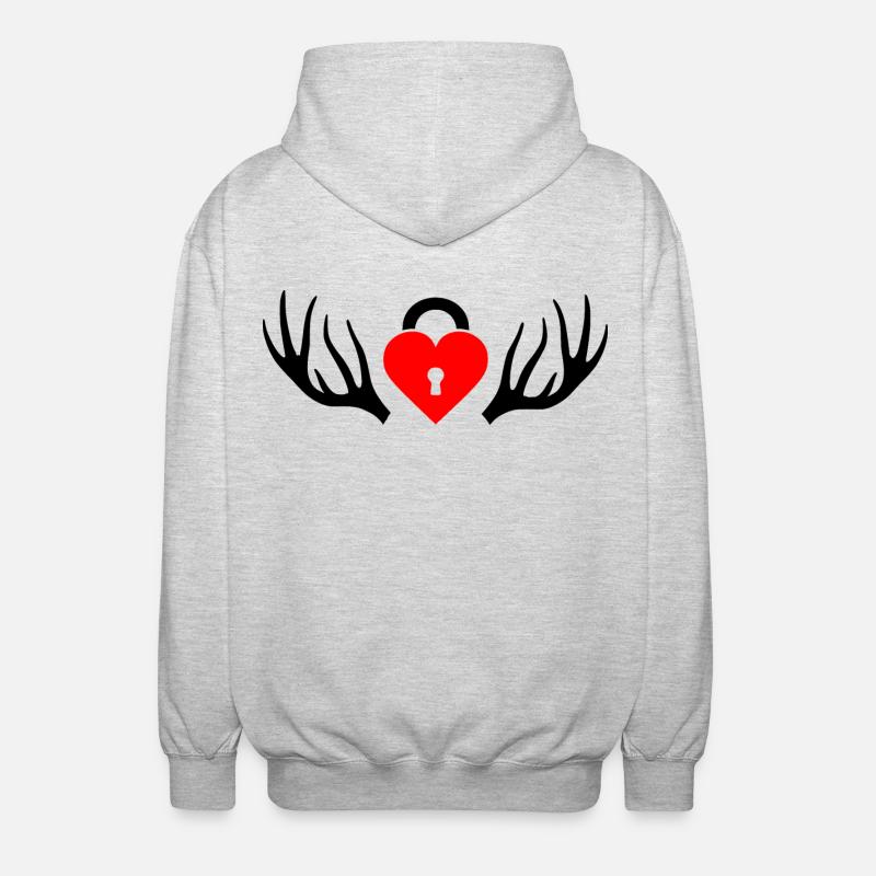 Cuckold - Unisex Hooded Jacket - light heather grey