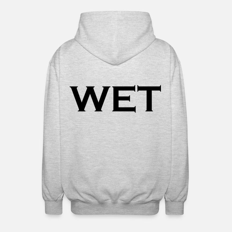 wet - Veste à capuche unisexe - gris clair chiné