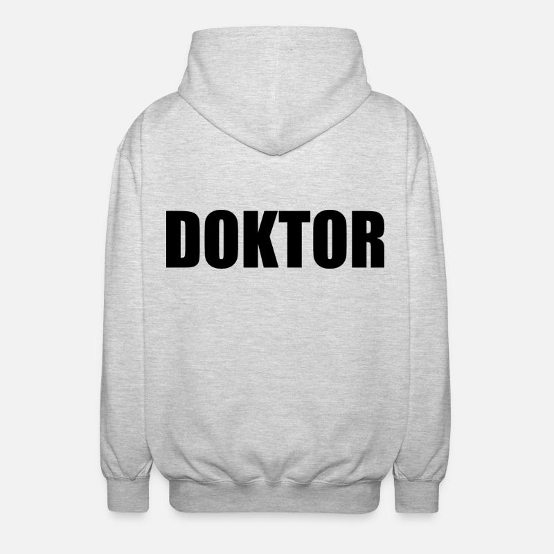 Doktor - Veste à capuche unisexe - gris clair chiné