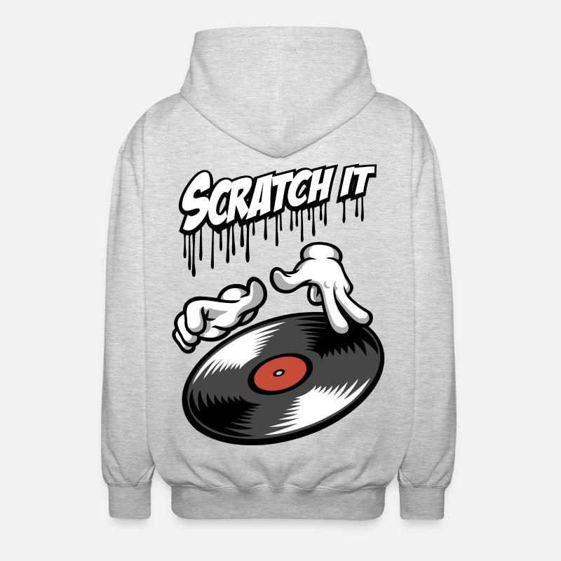 Scratch it - Veste à capuche unisexe - gris clair chiné