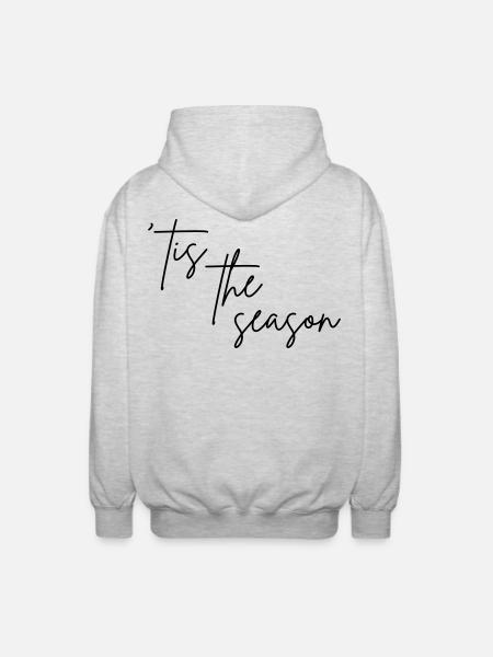 C’est la saison - Veste à capuche unisexe - gris clair chiné
