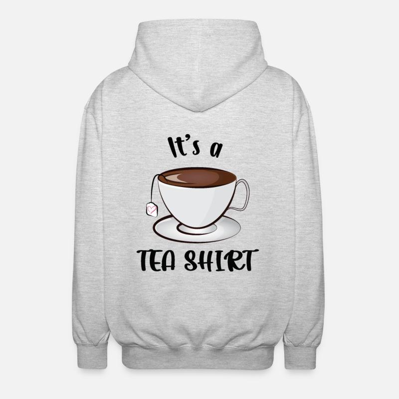 C’est un Teashirt - Veste à capuche unisexe - gris clair chiné