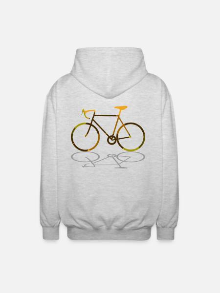 Vélos vélos Cyclisme - Veste à capuche unisexe - gris clair chiné