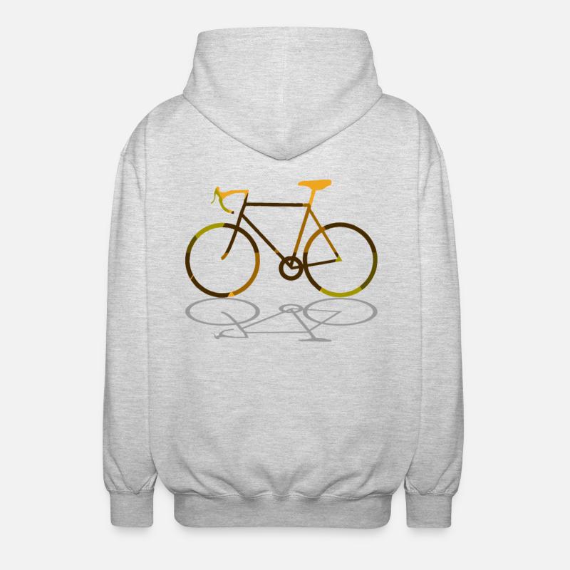 Vélos vélos Cyclisme - Veste à capuche unisexe - gris clair chiné