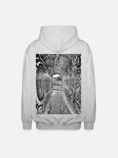 Züri Letten - Unisex Hooded Jacket - light heather grey