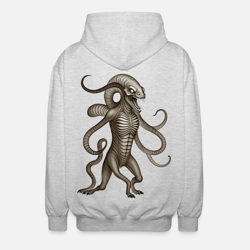 BUG #7 - dark hell - Veste à capuche unisexe - gris clair chiné