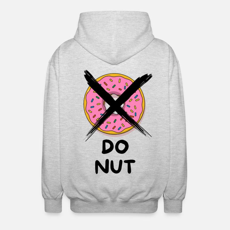 Do_Nut - Unisex Kapuzenjacke - Hellgrau meliert